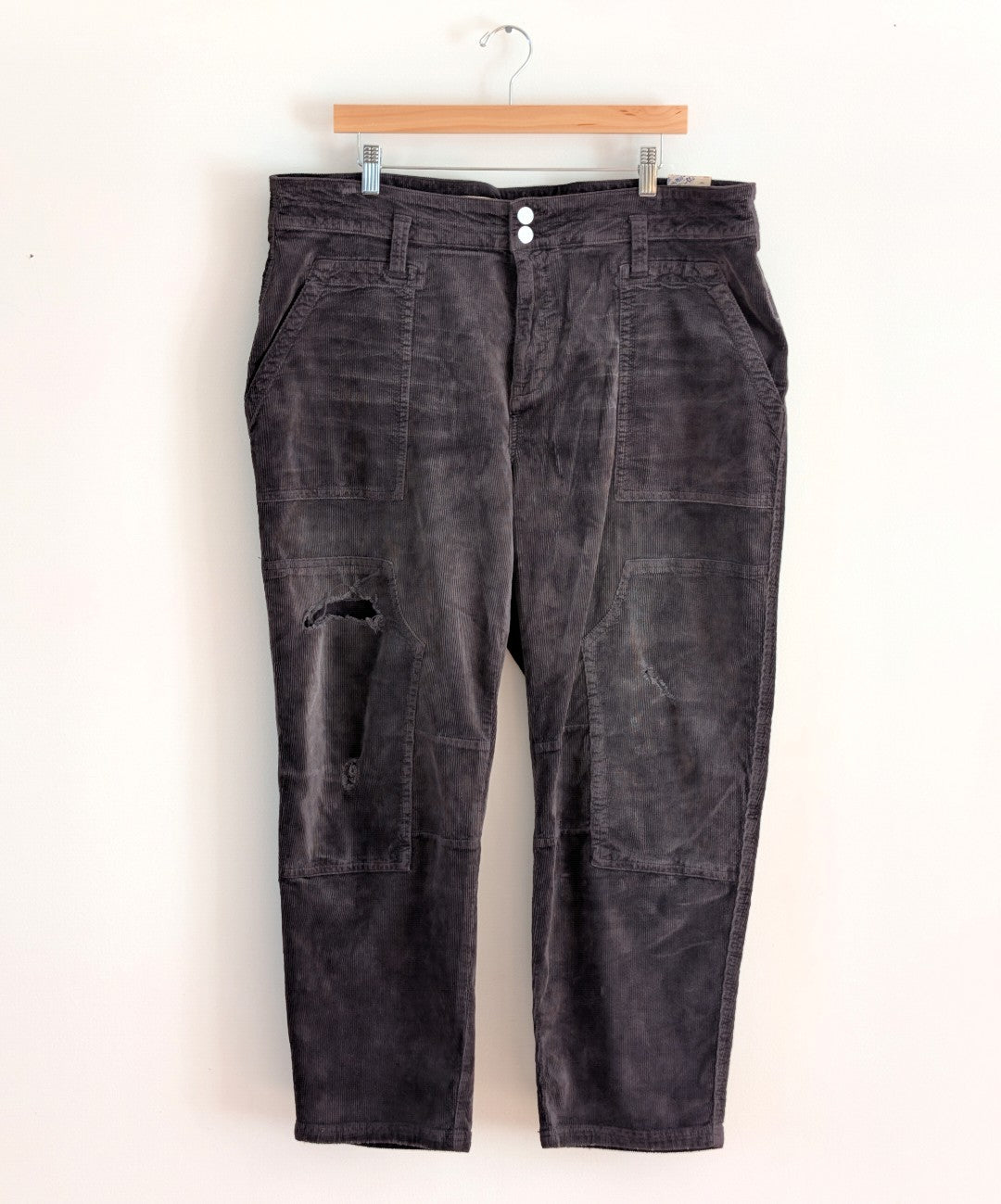 NWT Anthropologie Pilcro The Wanderer Straight Leg Corduroy Pants - 18W