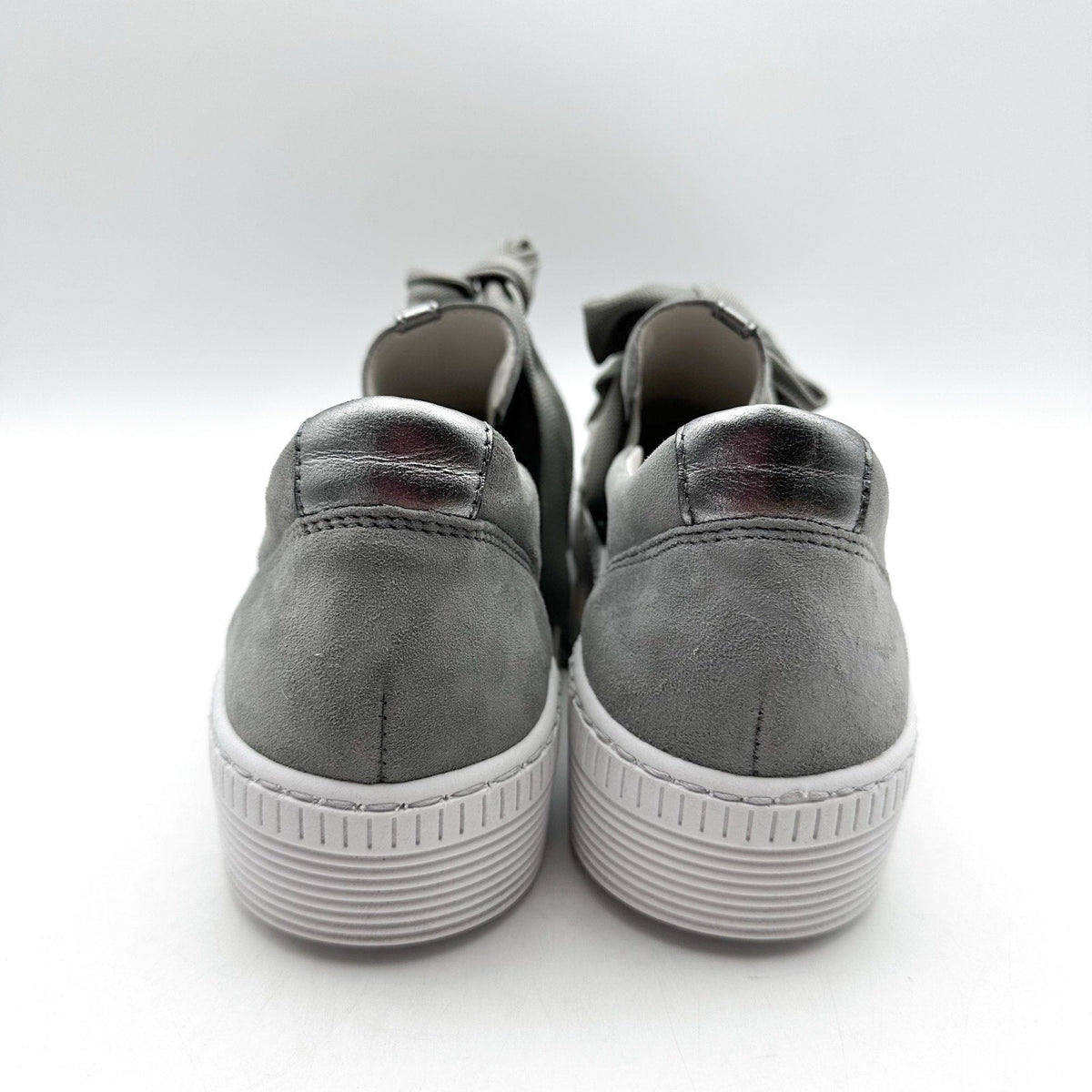 Gabor Womens 73.333.10 Casual Sneakers UK 5.5 US 8 Grey Stone Suede NWOB