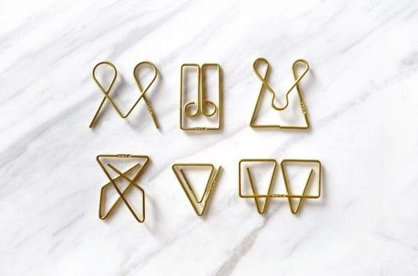 Tools to Liveby Brass Paper Clips (Ideal)