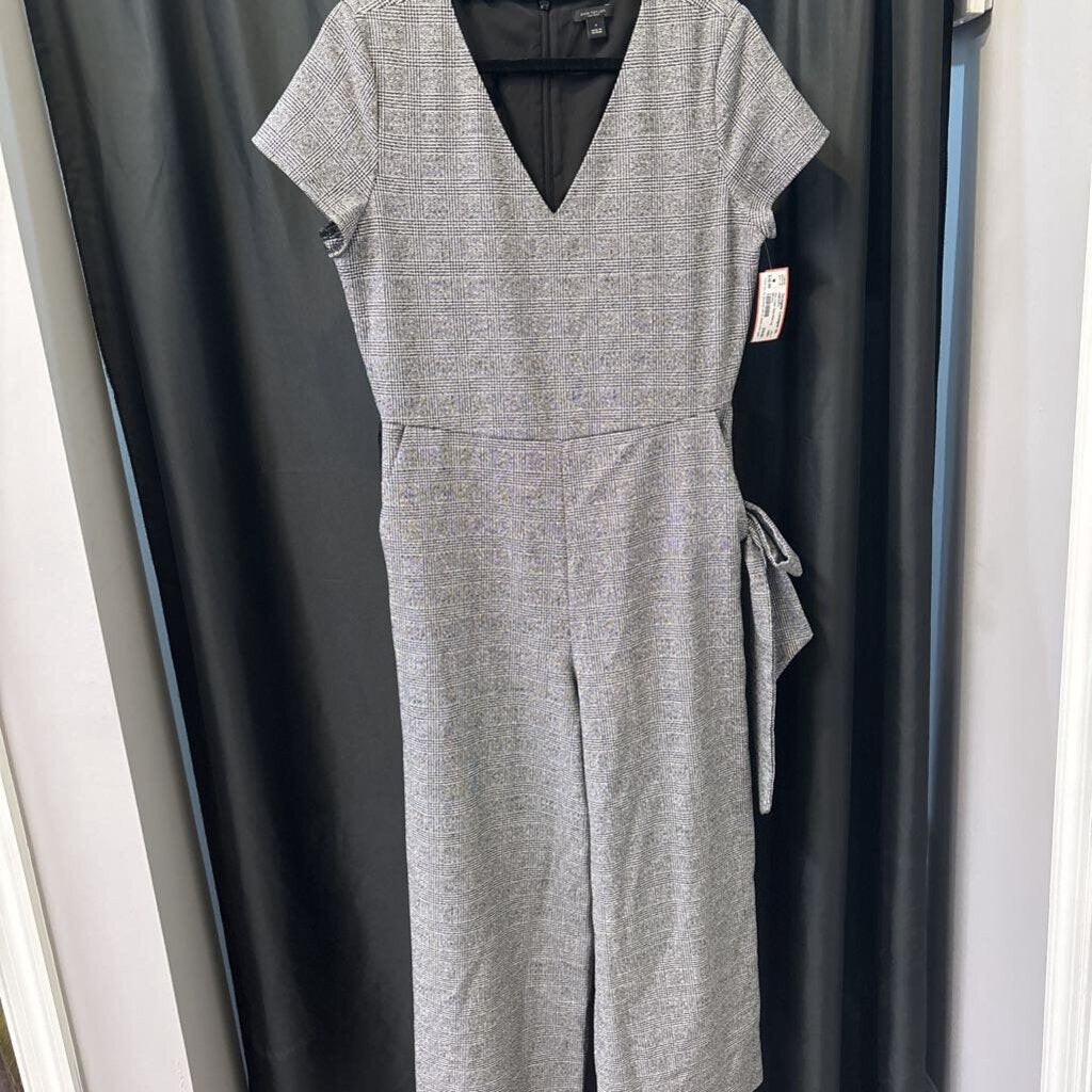 Ann Taylor Plaid Wide Leg JUMPSUITS 4