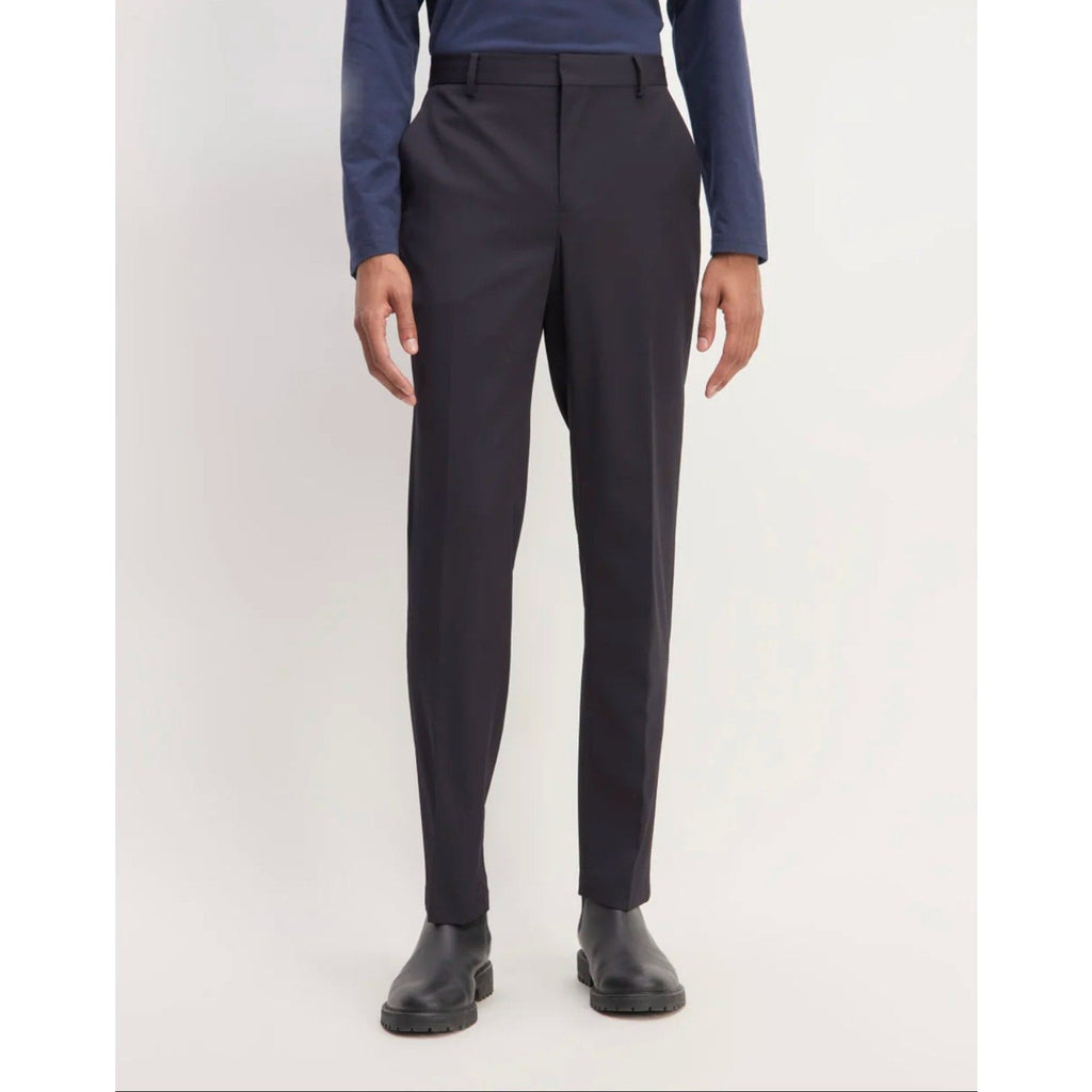 EVERLANE Men's Italian Wool Dress Pants 31x30 Navy Blue Flat Front NWT