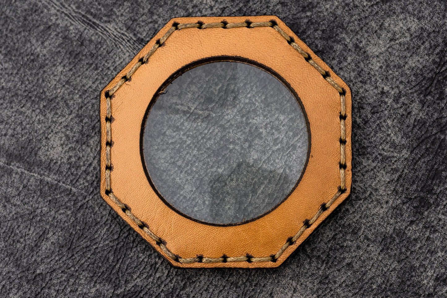 Leather Magnifying Glass Octagon