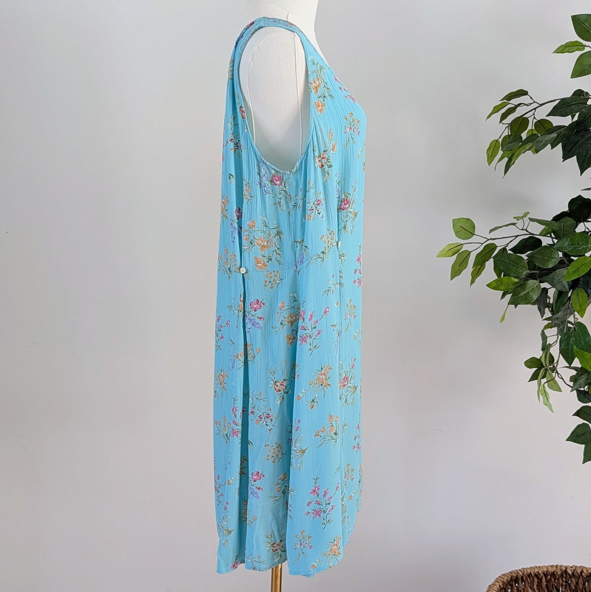 Vintage Eddie Bauer Floral Dress — L
