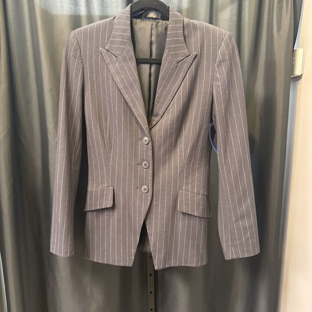 Norma Kamali Pinstripe Blazer JACKETS 4
