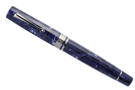 OMAS Paragon Fountain Pen in Blue Royale with Silver Trim