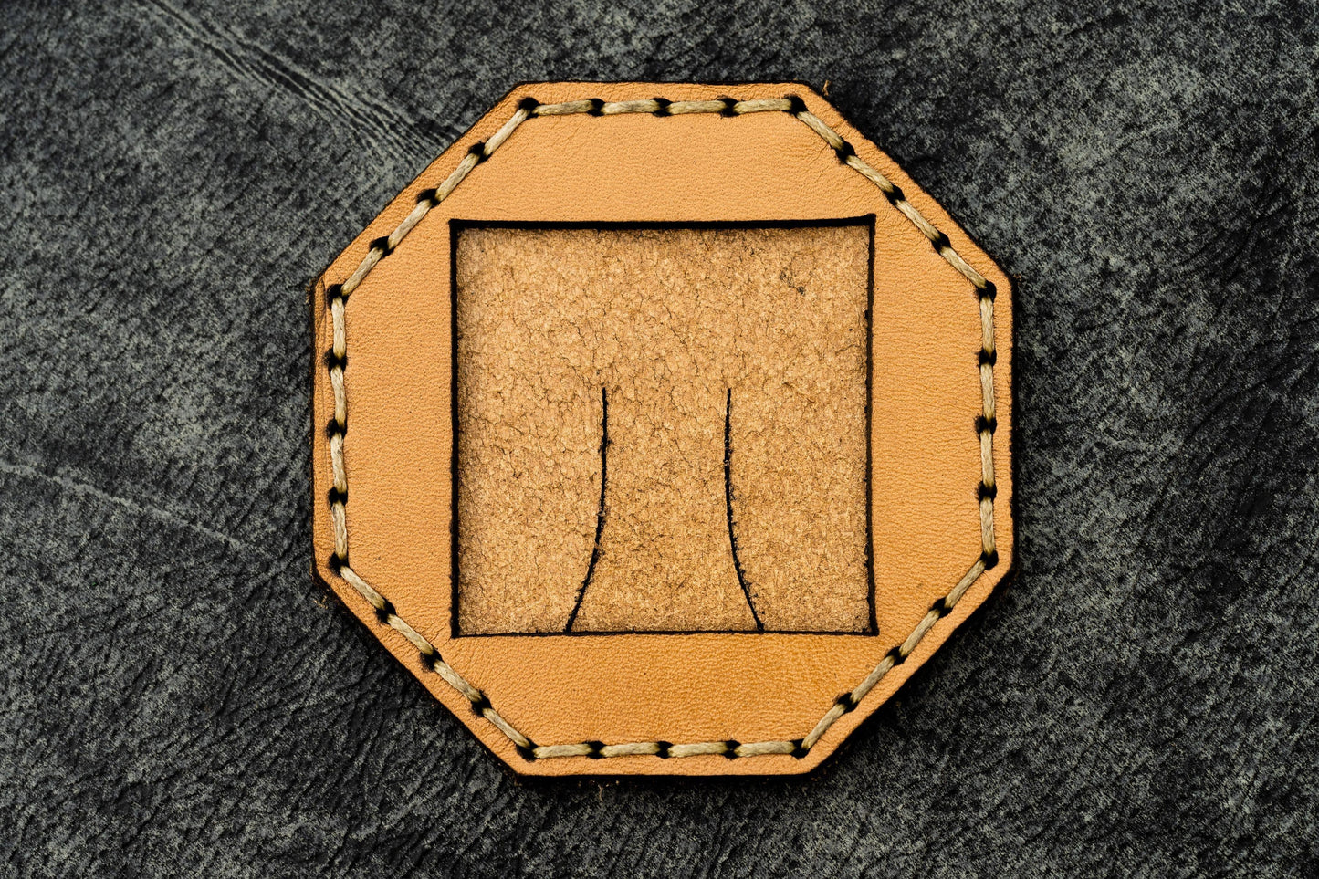 Leather Photo Frame Octagon