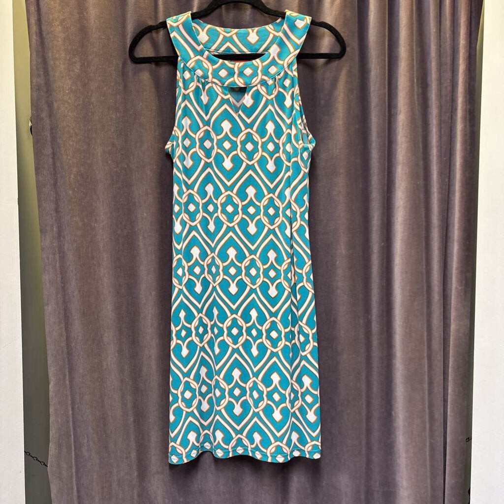 Tracy Negoshian Print Slvlss DRESSES L