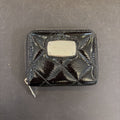 Michael Kors Zip Around Quilted Patent WALLETS Compact