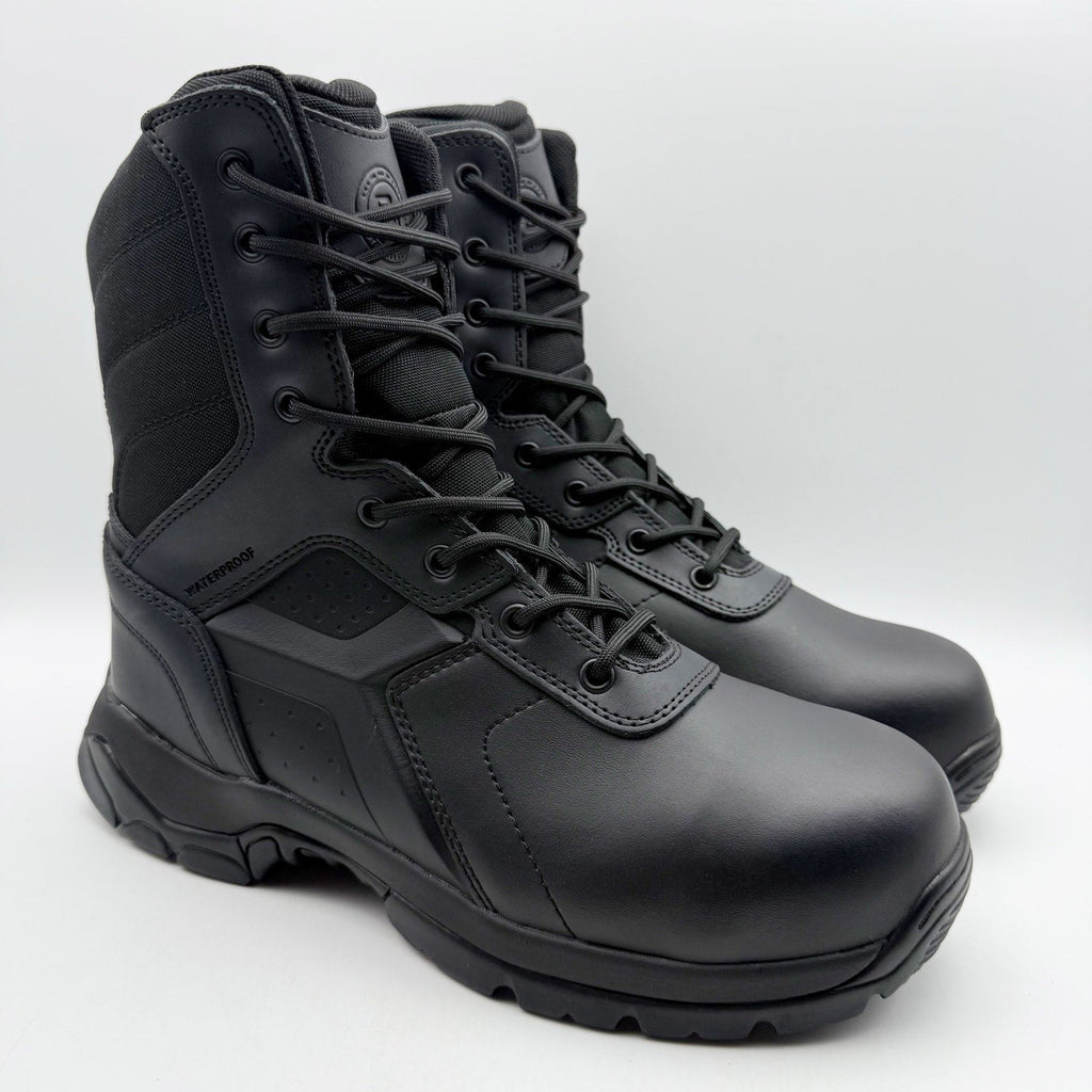 Battle Ops Mens 8” CT Tactical Duty Boot Size 9 Black Leather Waterproof NIB