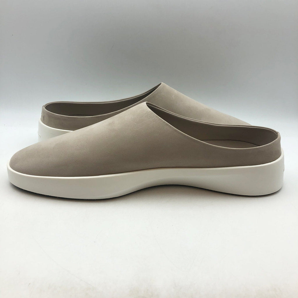 Wolf & Shepherd Cruise Mule Slip On Shoe MENS 7.5 WOMENS 9 Warm Gray Leather NIB