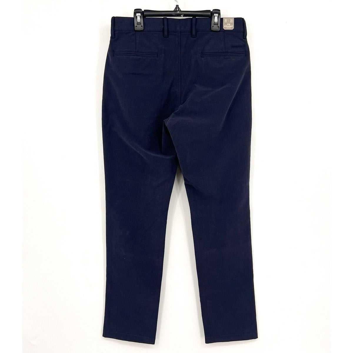 J.CREW Mens 770 Straight-Fit Tech Pants 32x30 Navy Blue Midweight BU844 NWT
