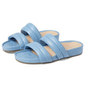 Vionic Womens Mayla Slide Sandals Size 5 M EU 35 Blue Comfort NIB
