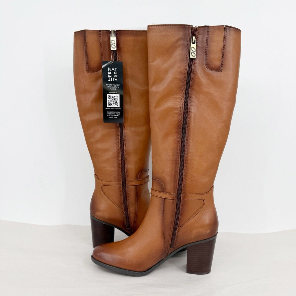 Naturalizer Womens Kalina Knee High Boots Size 10.5 EU 41.5 Leather NIB
