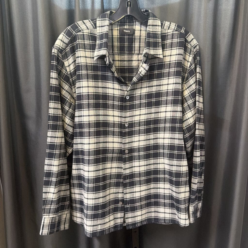Theory Flannel Plaid MENS SHIRTS XL