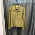 Nation Puff Sleeve Button Up TOPS M