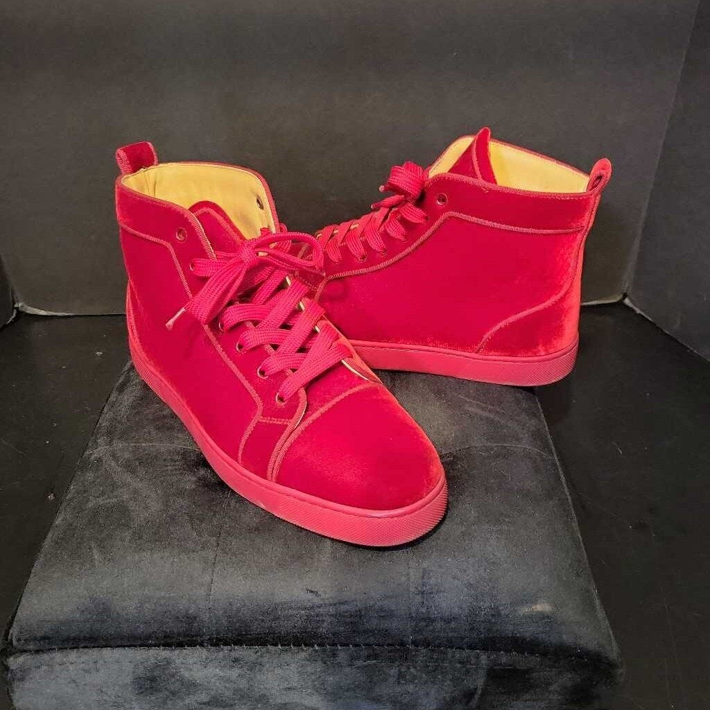 Louis Vuitton Suede High Top MENS SHOES 9D