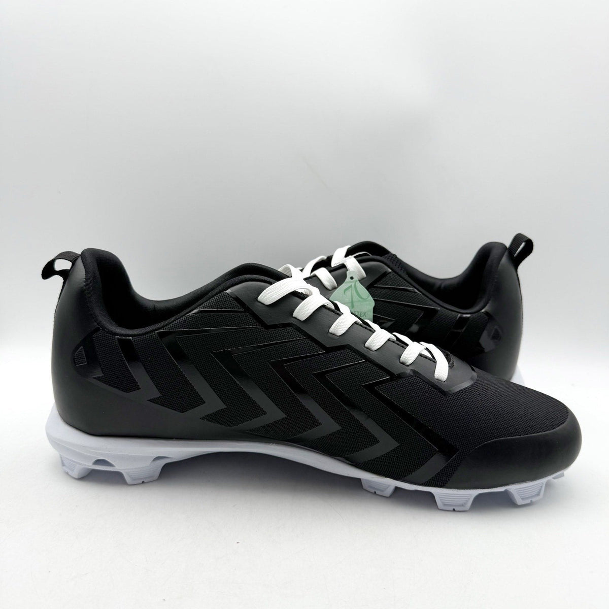 Rawlings Mens Savage Low Baseball Cleats Size 12 EU 46 Black White Athletic NWOB