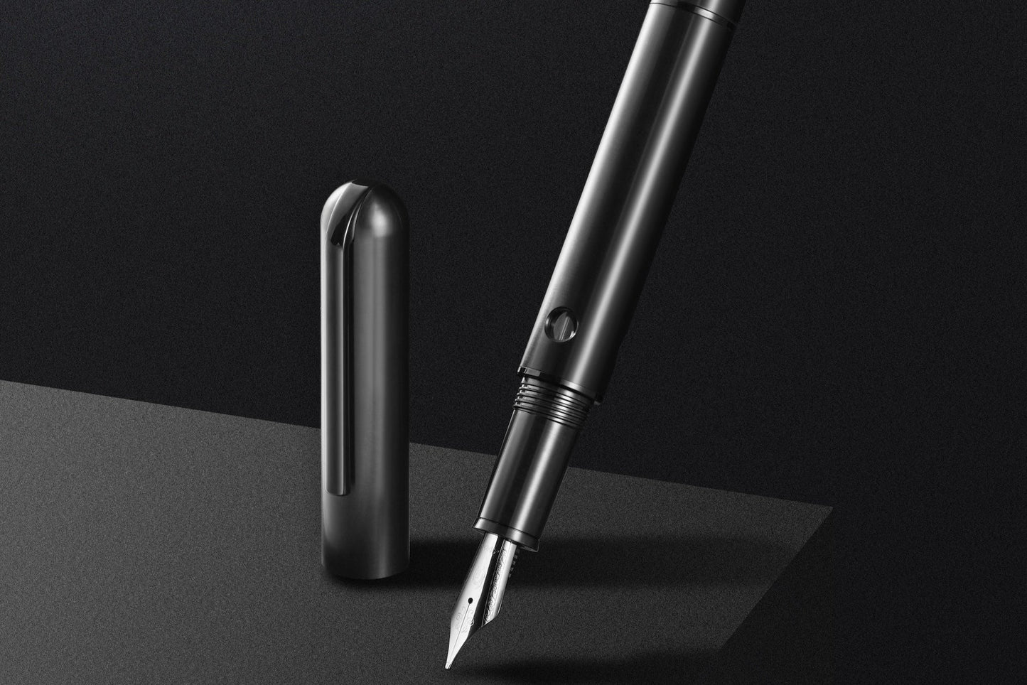 Nautilus Ti Black Titanium Fountain Pen