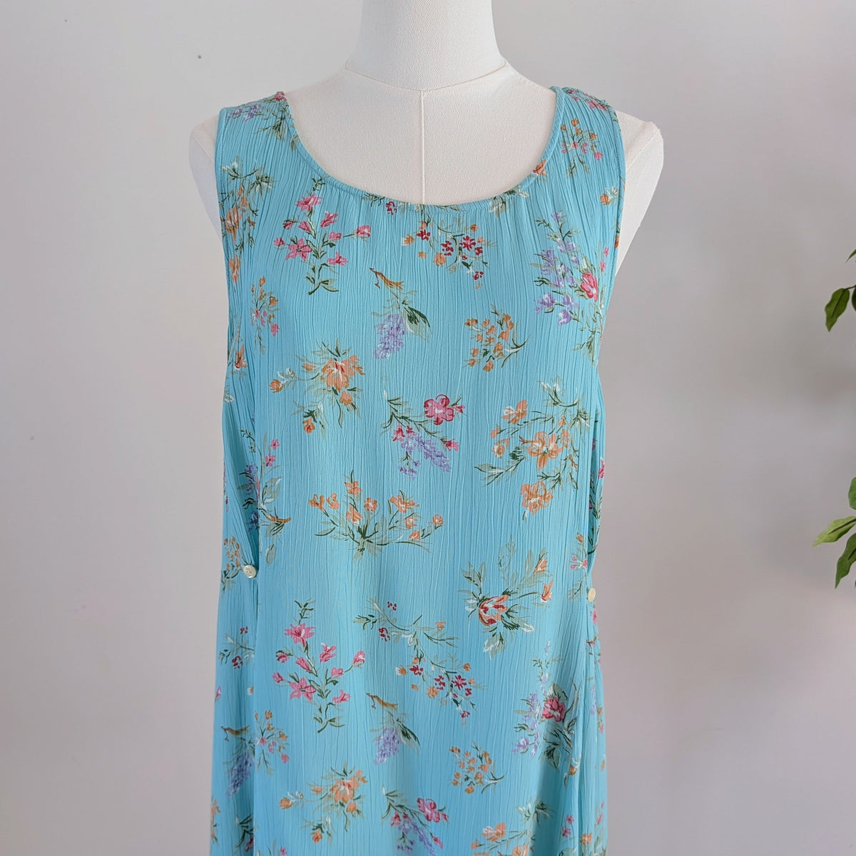Vintage Eddie Bauer Floral Dress — L