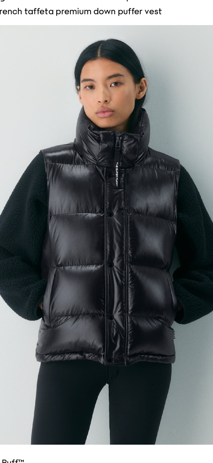 Aritzia Super Puff Gloss Vest (2XS) oo*
