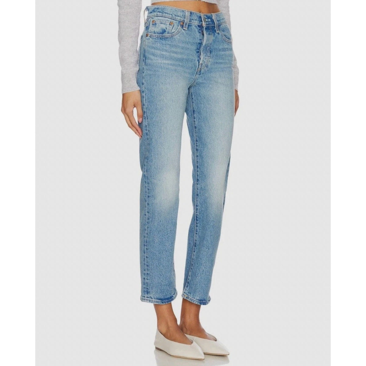 LEVI'S Womens Wedgie Straight Jeans 29x28 US 8 Calling All Blue 34964-0178 NWT