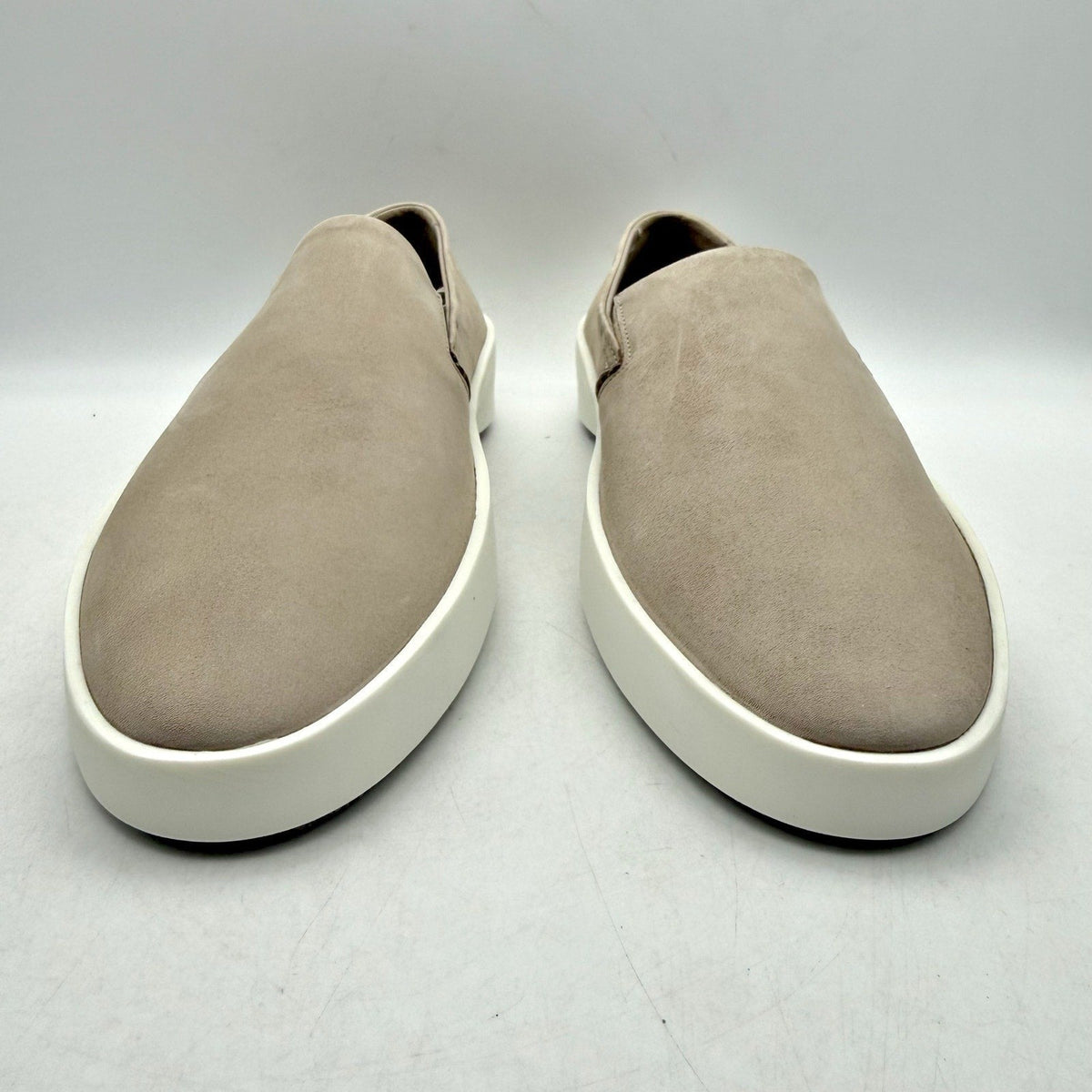Wolf & Shepherd Cruise Slip On Shoes Mens 7.5 Womens 9 Gray White NIB