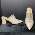 Nine West Embossed Slides SHOES 9