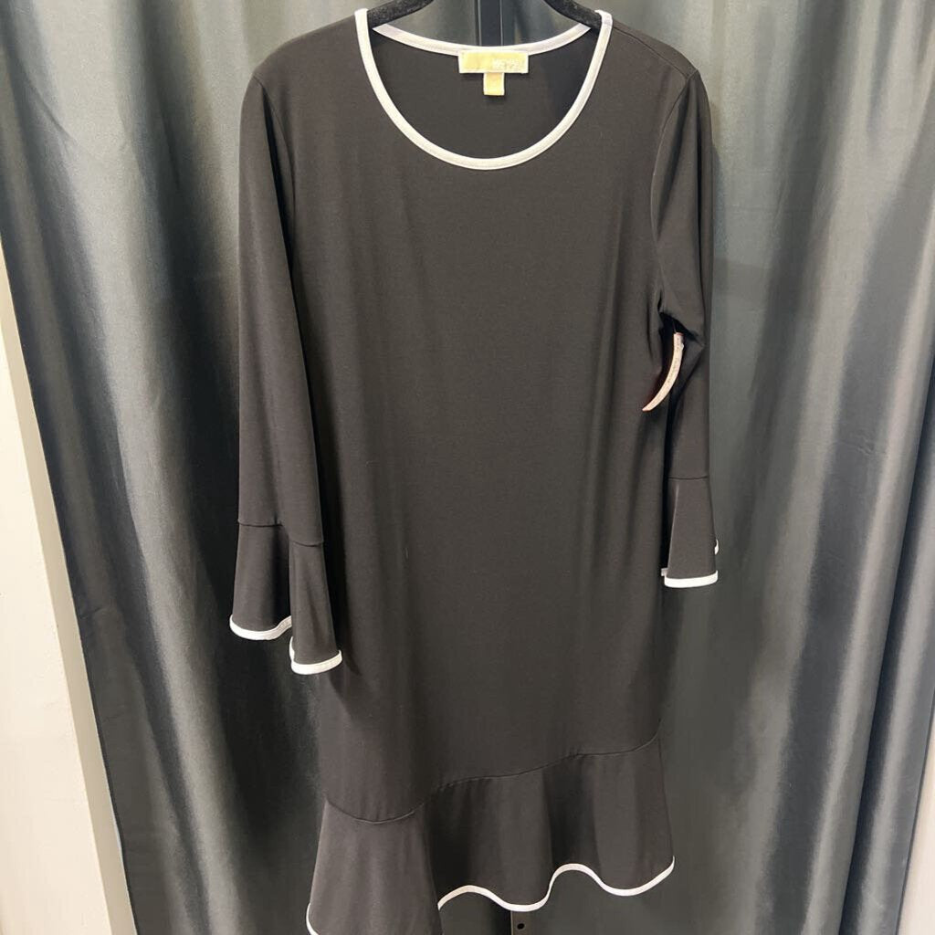 Michael Kors LS Bell Slv w/ Trim DRESSES M