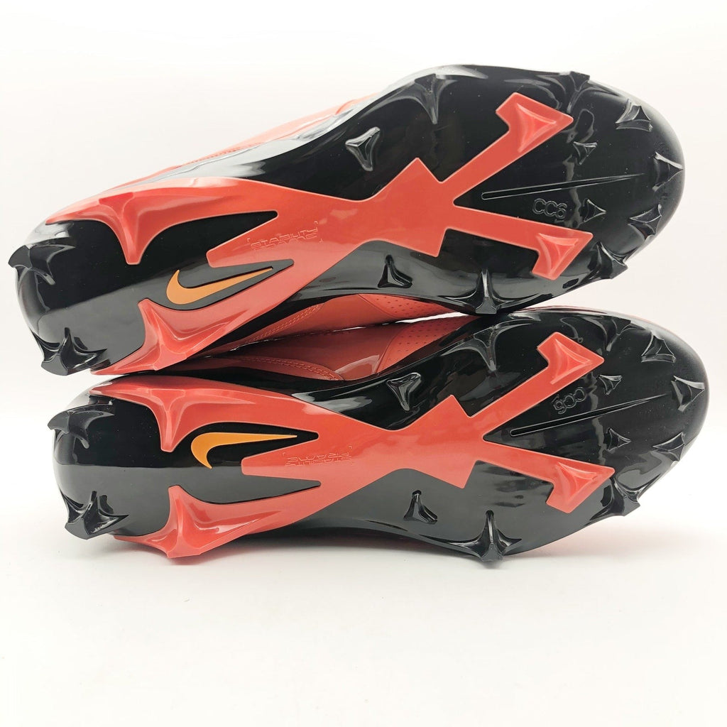 Nike Mens 10.5 Alpha Menace 4 Pro NRG Molded Football Cleats Orange Black NWOB