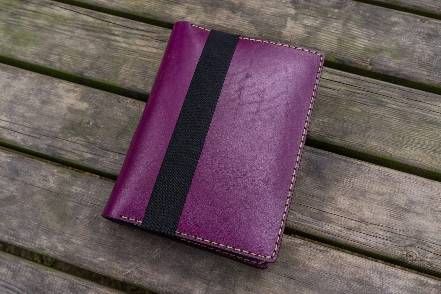 Leather Rhodia A5 Notebook & iPad Mini Cover - Purple
