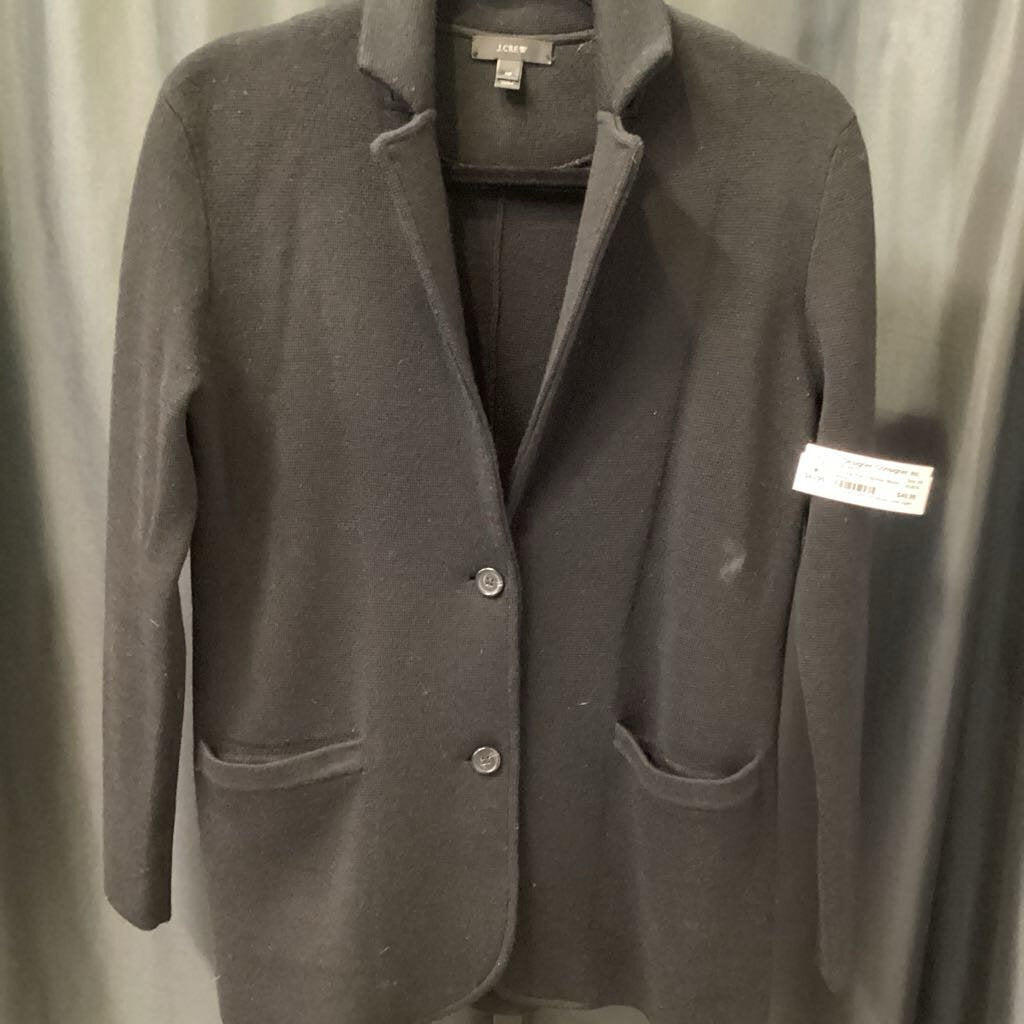 J Crew Knit 2 Button Blazer JACKETS XS