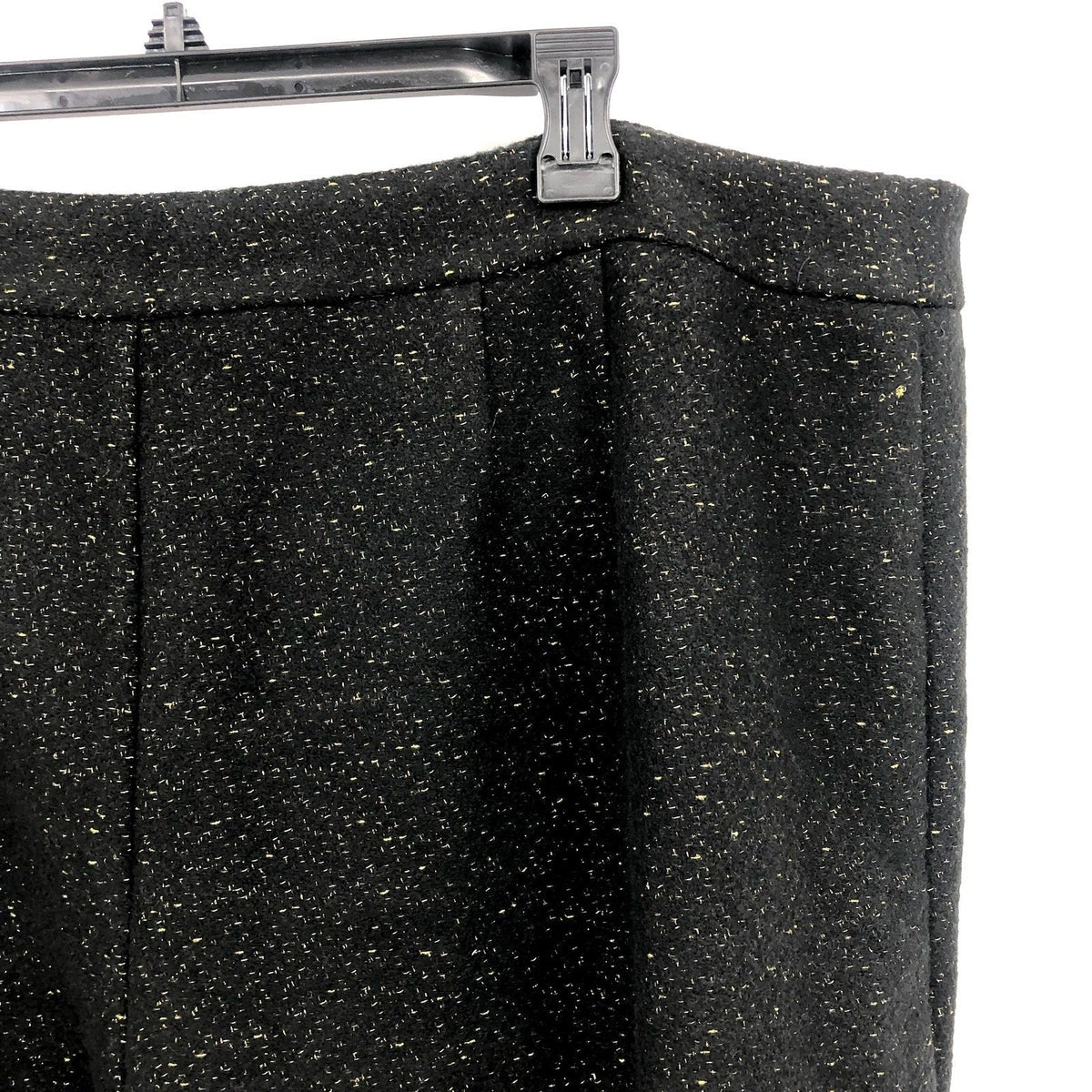 1. STATE Womens Tweed Dress Shorts 24W Rich Black Gold Speckled NWT