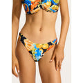 SEAFOLLY Women's Ciao Bella Hipster Swim Bottom Size 6 Blue Floral Printed NWT