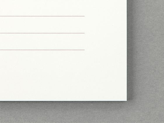 Midori MD Paper Letterpad Cotton - Lined- 50 Sheets