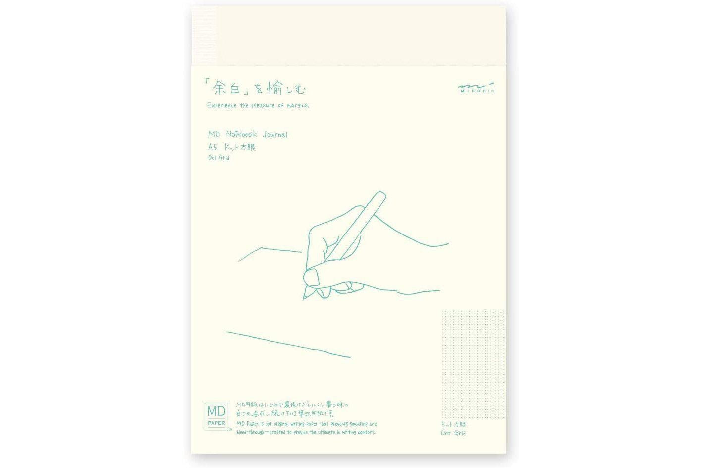 Midori MD Notebook Journal - A5 - Dot Grid - 192 Pages