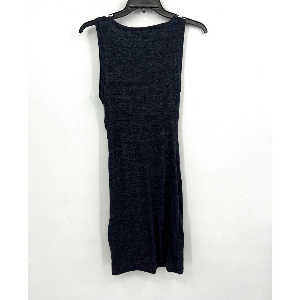 TREASURE & BOND Ruched Jersey Tank Dress XS Gray Blue Sleeveless NWT