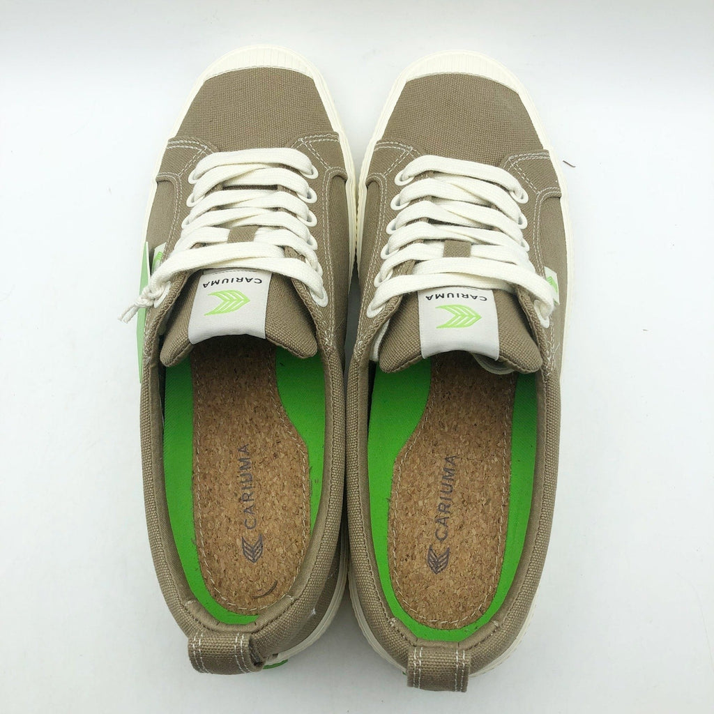 Cariuma Womens OCA Low Sneakers Size 8.5 Brown Burnt Sand Canvas NIB