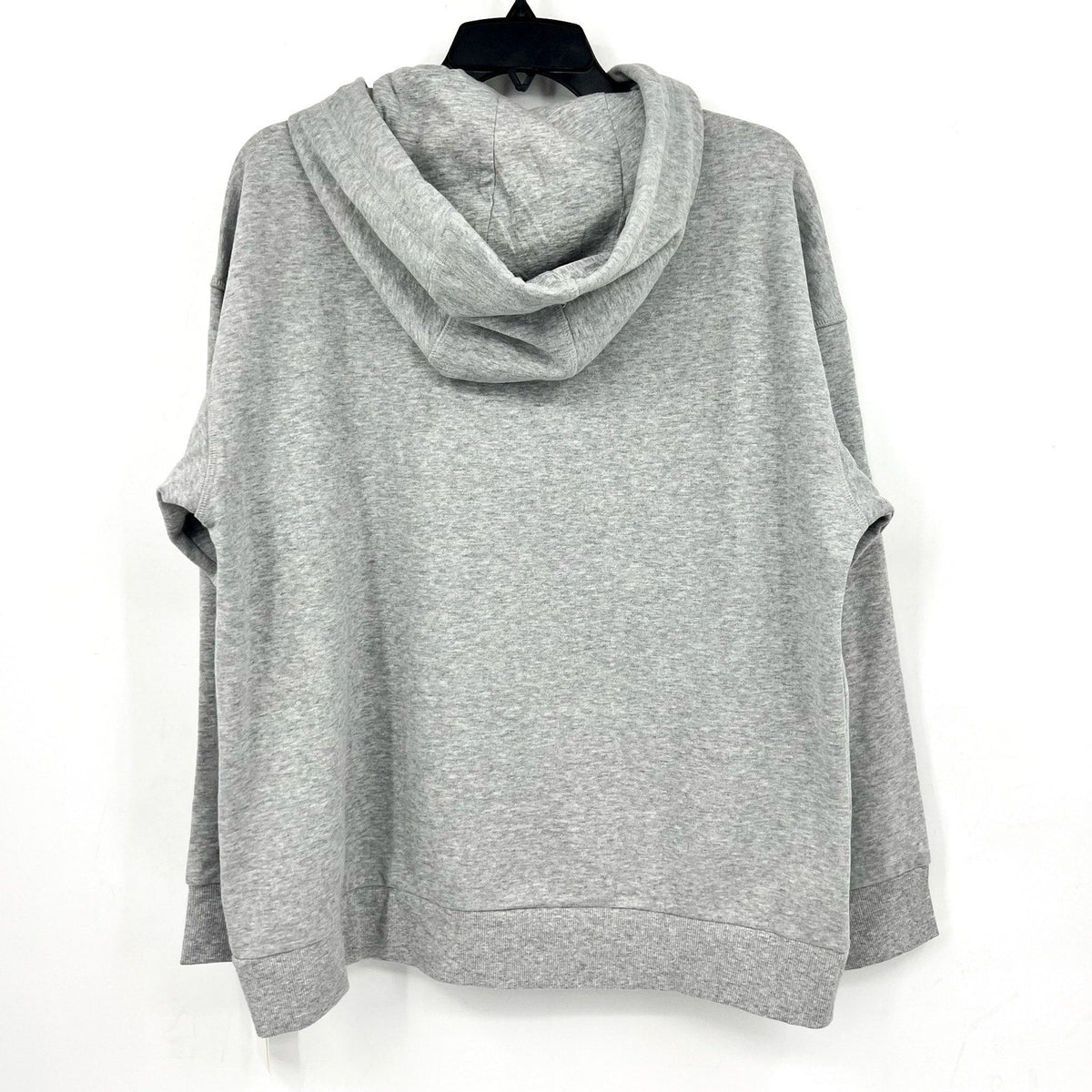 CALVIN KLEIN Women's Logo Hoodie Medium Pearl Grey Pullover Sweatshirt NWT