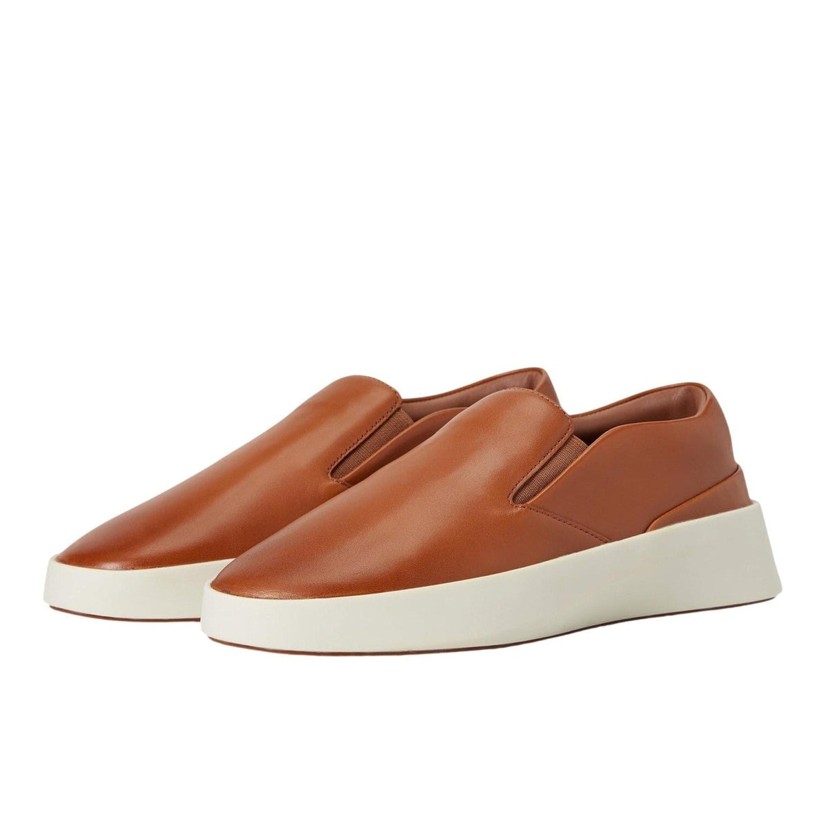 Wolf & Shepherd Cruise Slip On Casual Shoes Men's 5.5 Women's 7 Tan Leather NIB