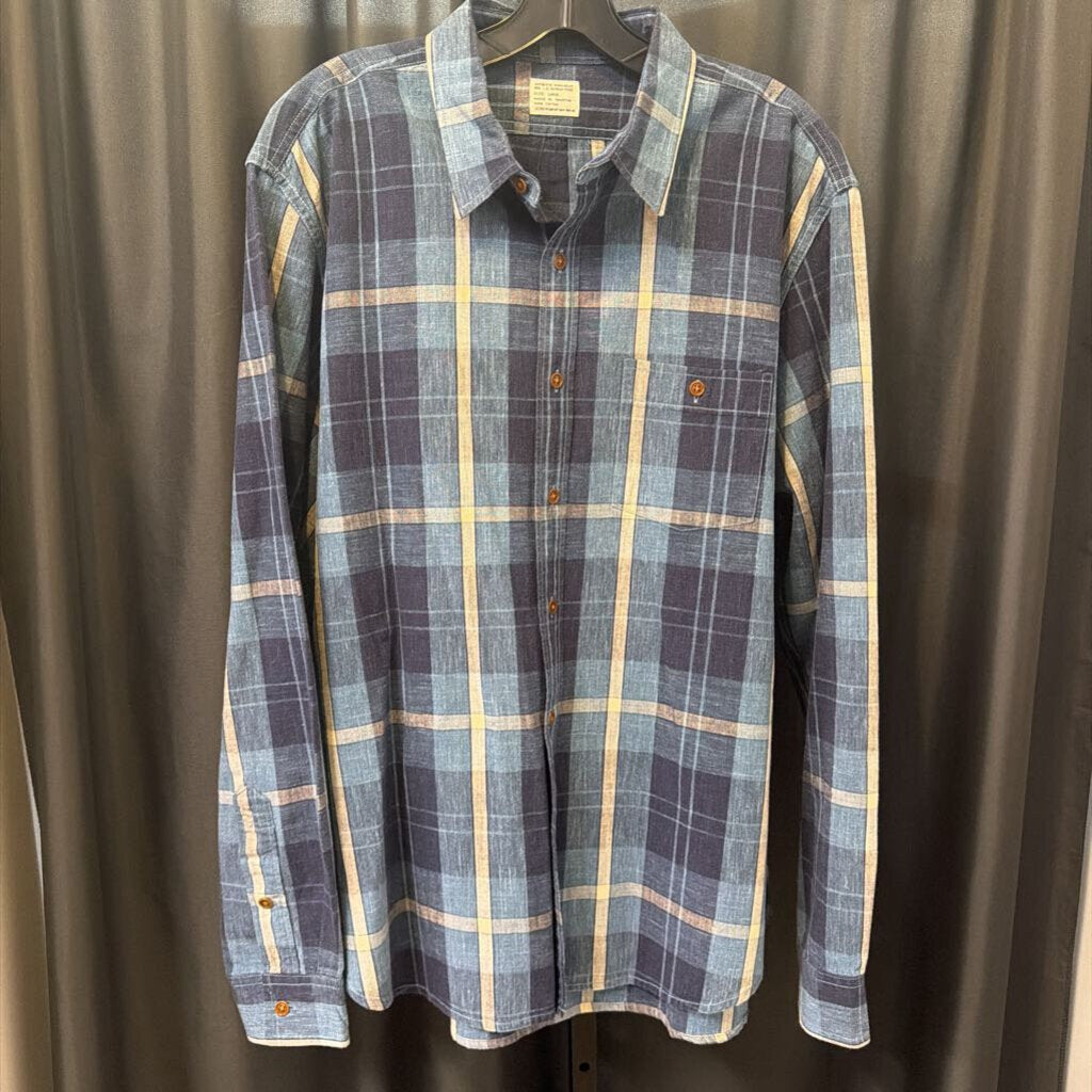 J Crew L/SPlaid Button Down MENS SHIRTS Large