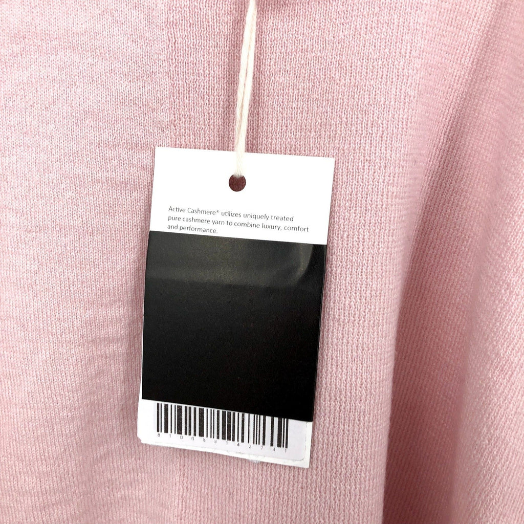 ACTIVE CASHMERE Women's Cashmere Tank Top XL Pale Pink Racerback NWT