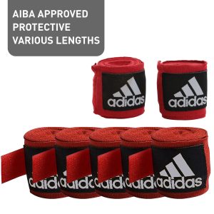adidas World Boxing Approved Protective Boxing Hand Wraps - Pack of 5 pairs Bundle Deal