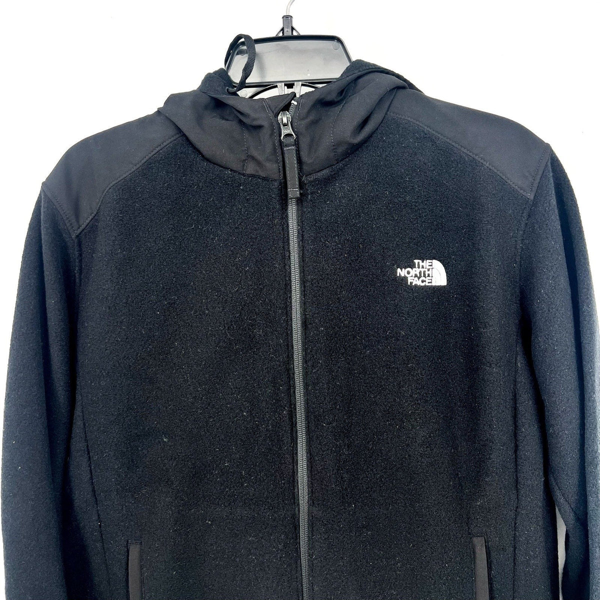 THE NORTH FACE Womens Alpine Polartec 200 Jacket Medium Black Full Zip Hood NWT