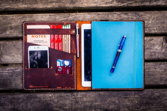 iPad Air/Pro & Extra Large Moleskine Cover - Crazy Horse Orange