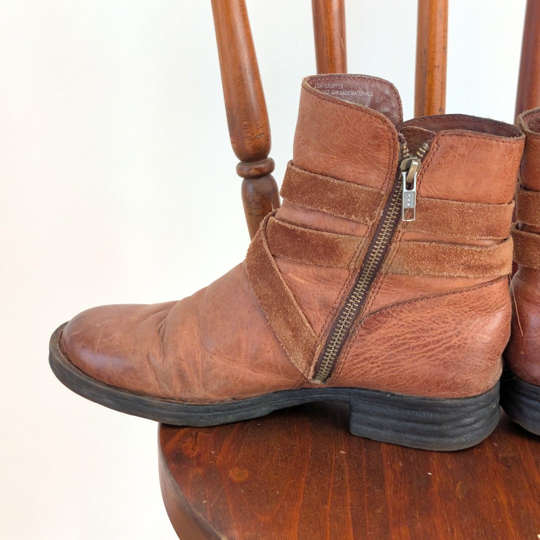 Born Perl Boots Boho Fringe Leather - 7