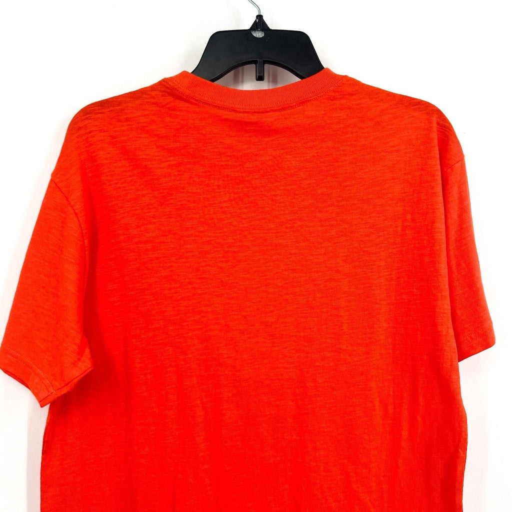 MITCHELL & NESS Mens NCAA Clemson Tigers Embroidered Tee Small Orange NWT
