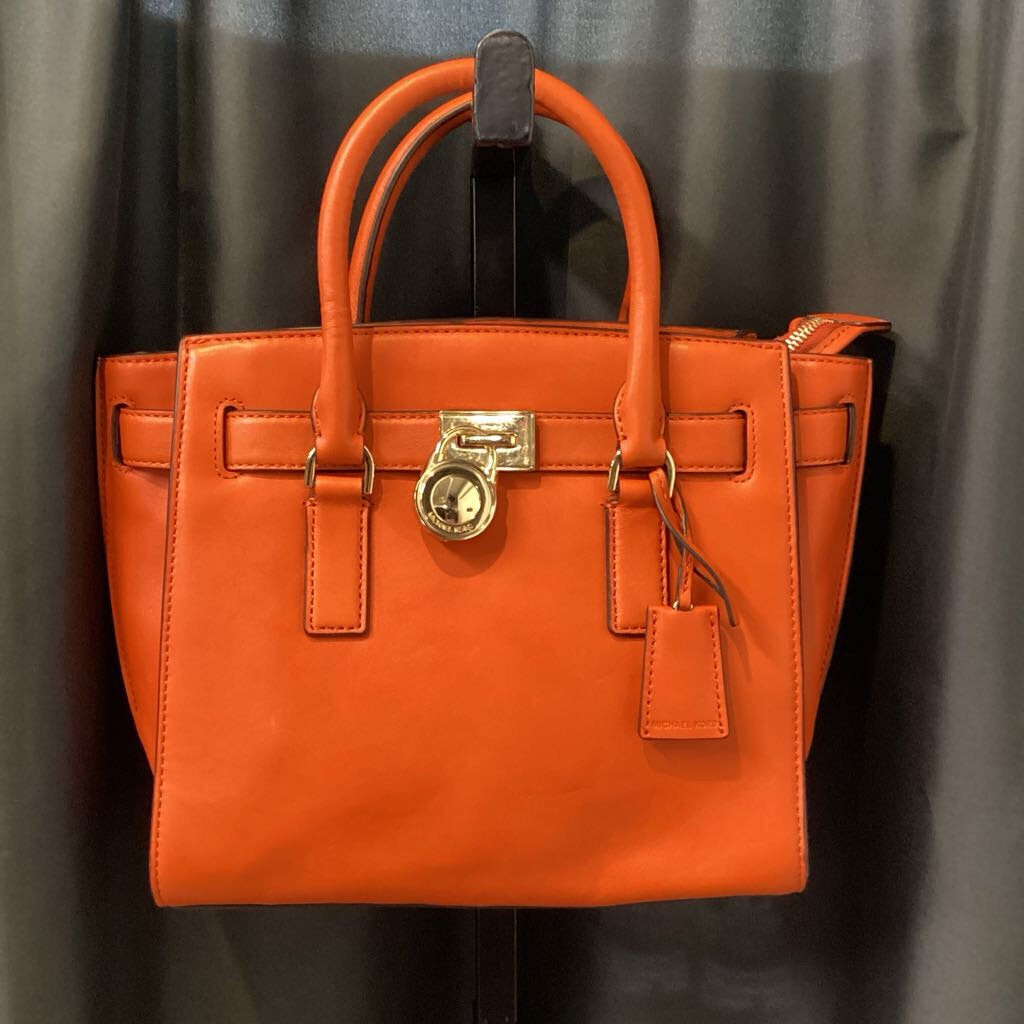 MK Leather 2-Strap HANDBAGS Medium