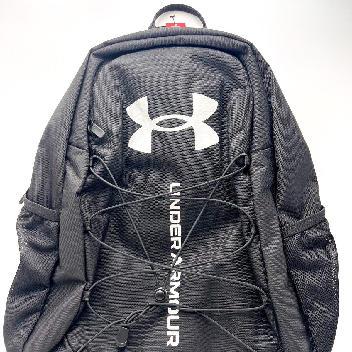 UNDER ARMOUR Hustle Sport 6.0 Backpack Black Metallic Silver Water ResistantNWOT