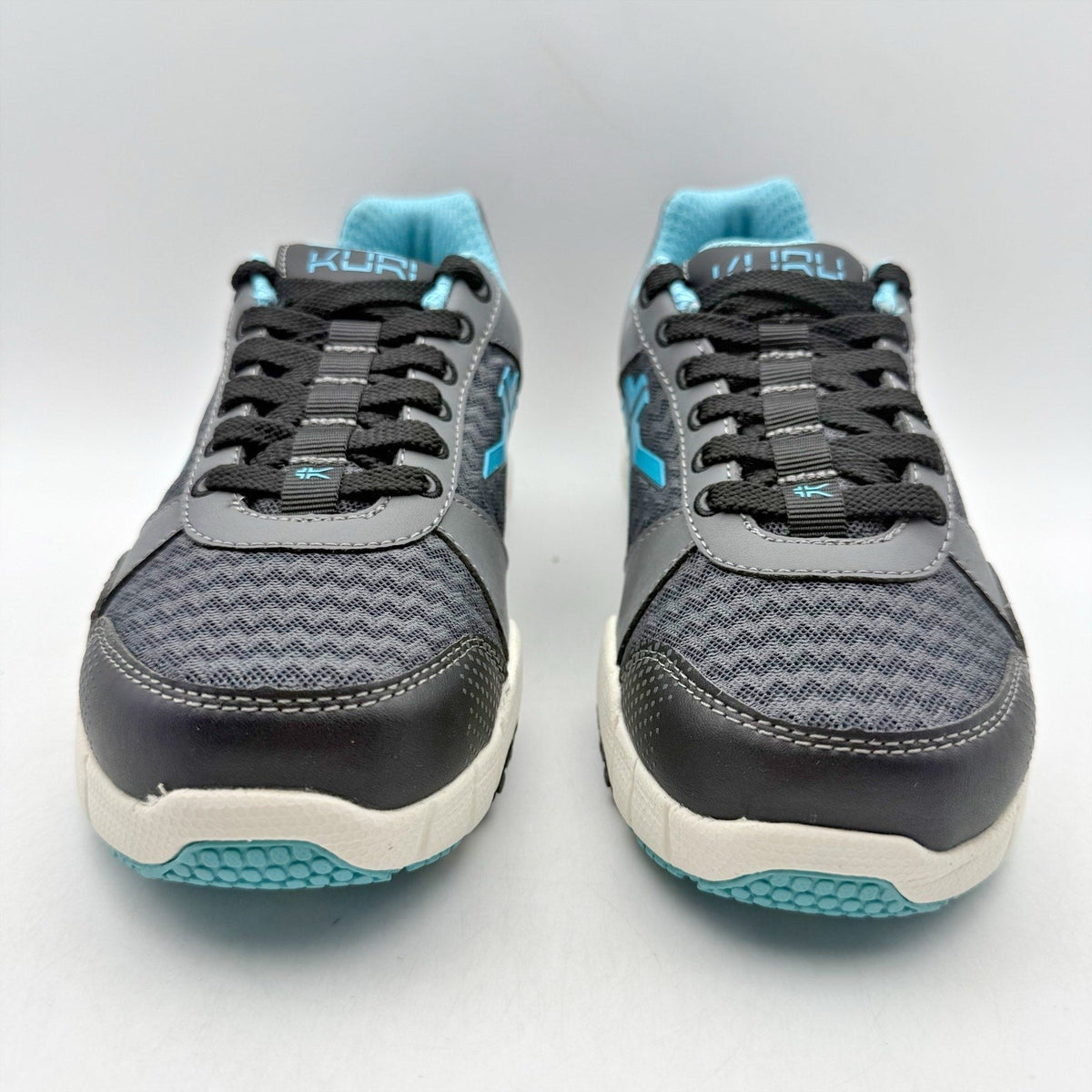 Kuru Womens Quantum Walking Sneakers Size 5 WIDE White Blue Athletic NWOB