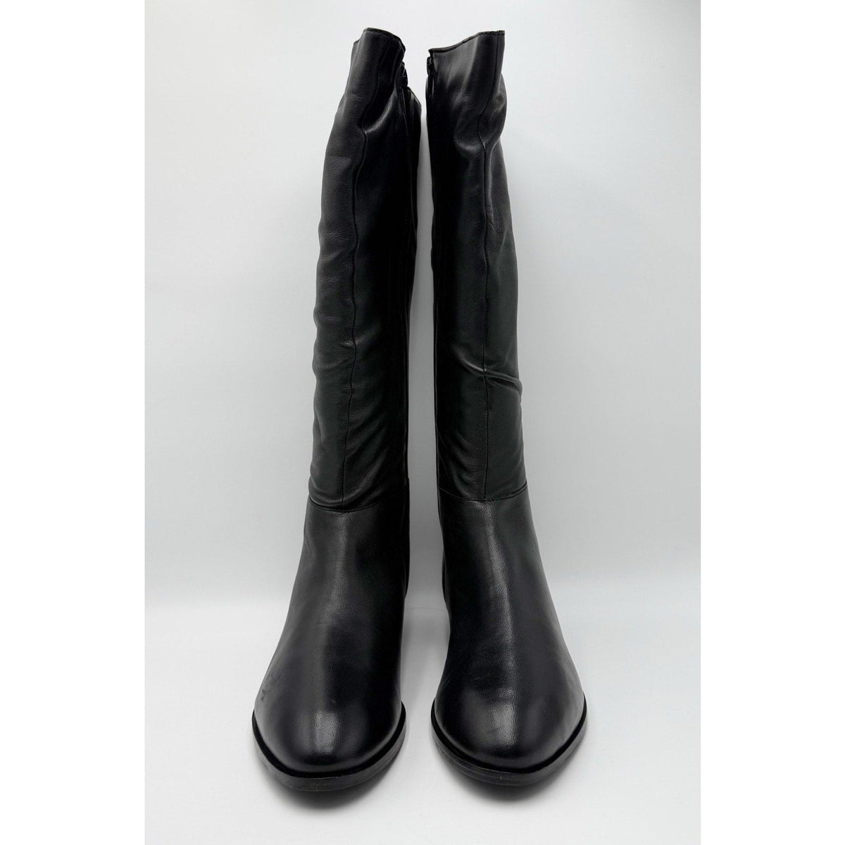 Coldwater Creek Womens Dalton Knee High Boots Size 10 Black Leather NWOB